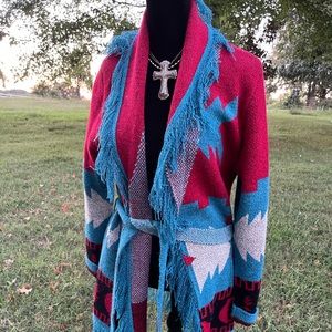 Wrangler Aztec Sweater size small